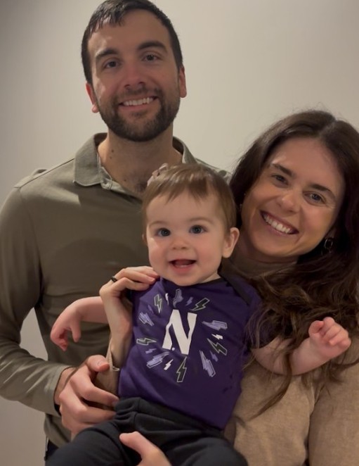 Collin with his family